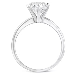 IGI Certified 1 - 5 CT E/VS1 Pear Shape Diamond Engagement 14k Ring Lab Grown