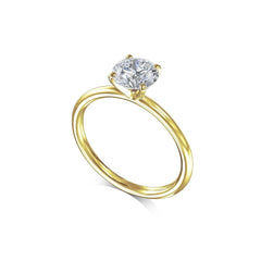 IGI Certified 2.00 Carat D VS1 Lab Grown Diamond Engagement Ring 14k Yellow Gold